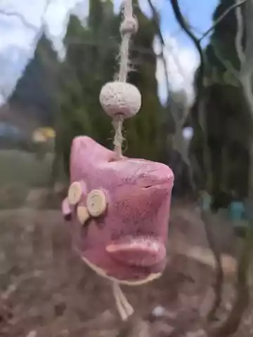 dzwonek ceramiczny sowa