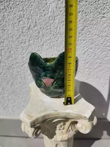 doniczka osłonka ceramiczna kot