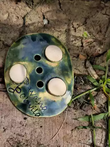 mydelniczka ceramiczna liść