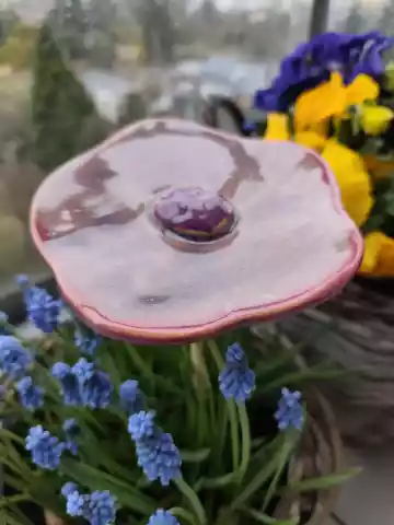 kwiat ceramiczny poidło