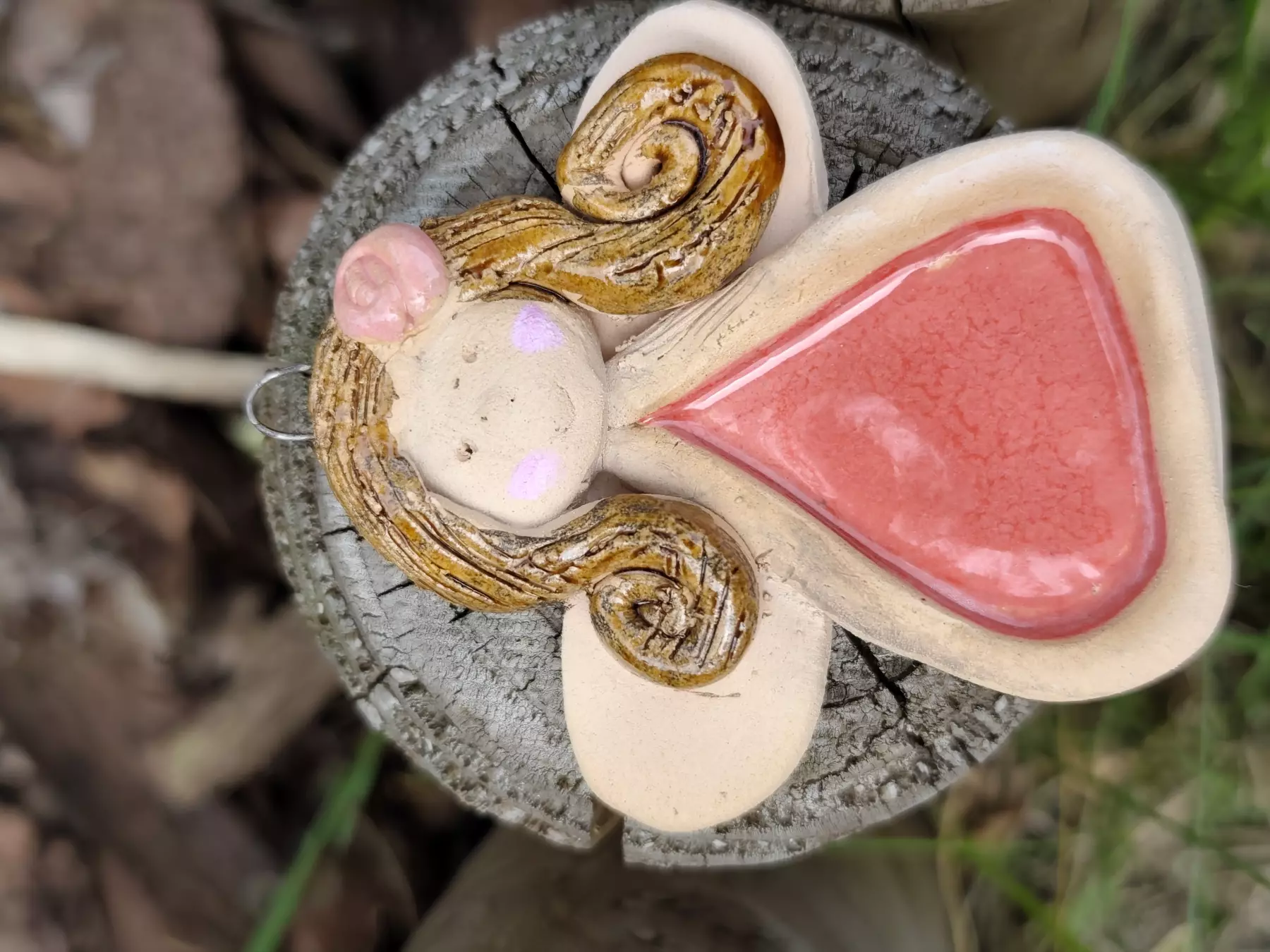 anioł ceramiczny mały
