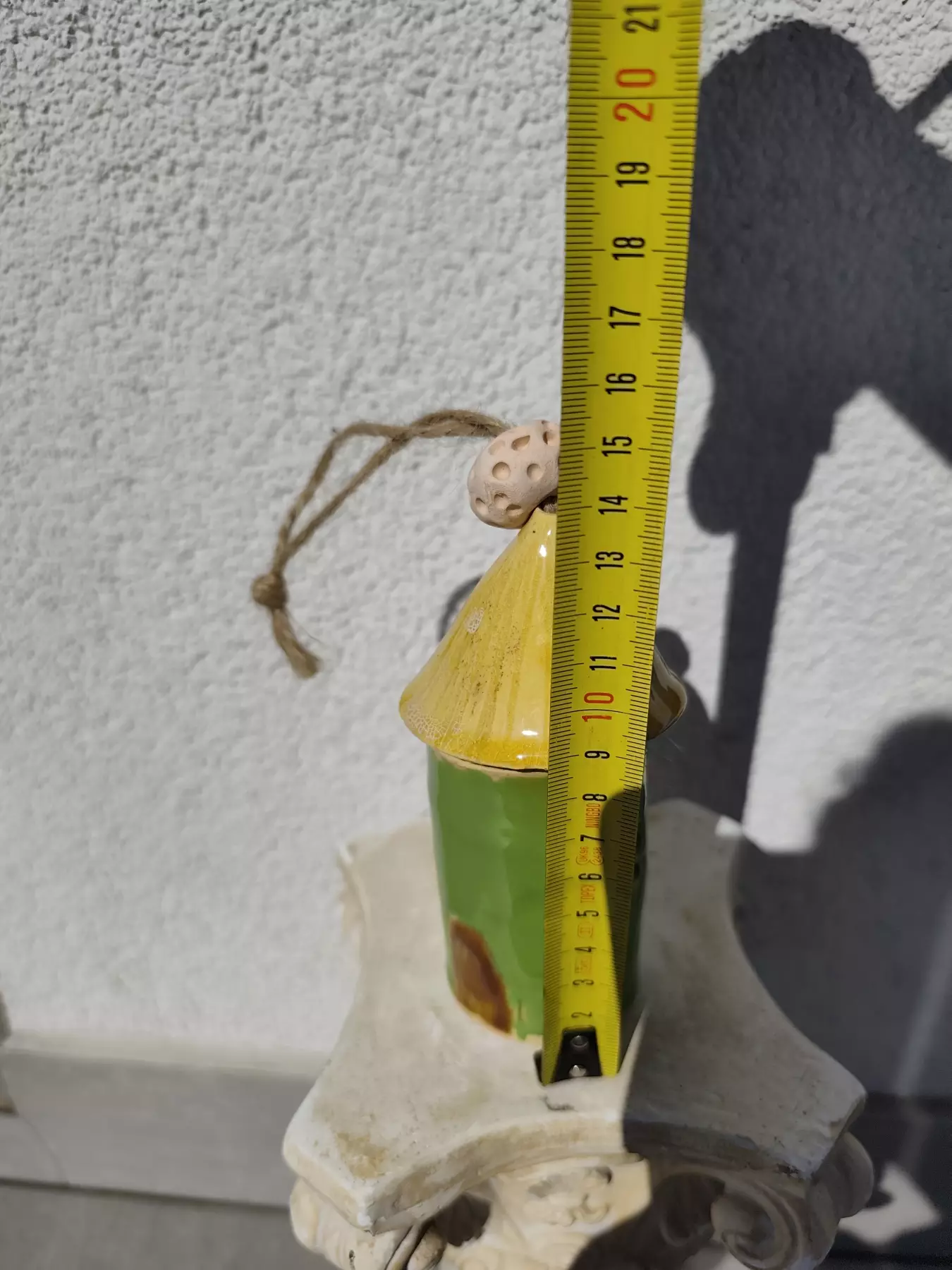 domek dzwonek ceramiczny