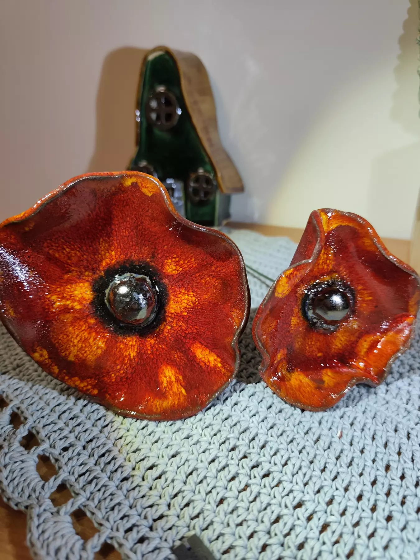 kwiat ceramiczny 2 szt