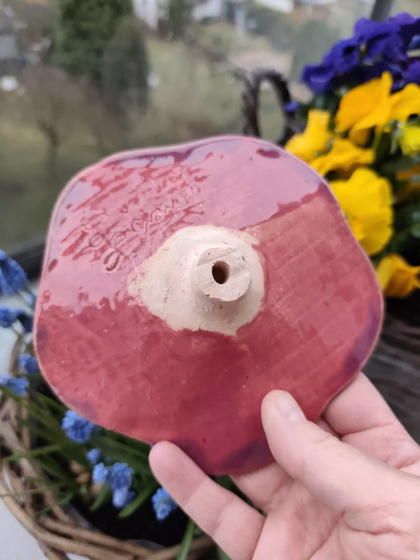 kwiat ceramiczny poidło