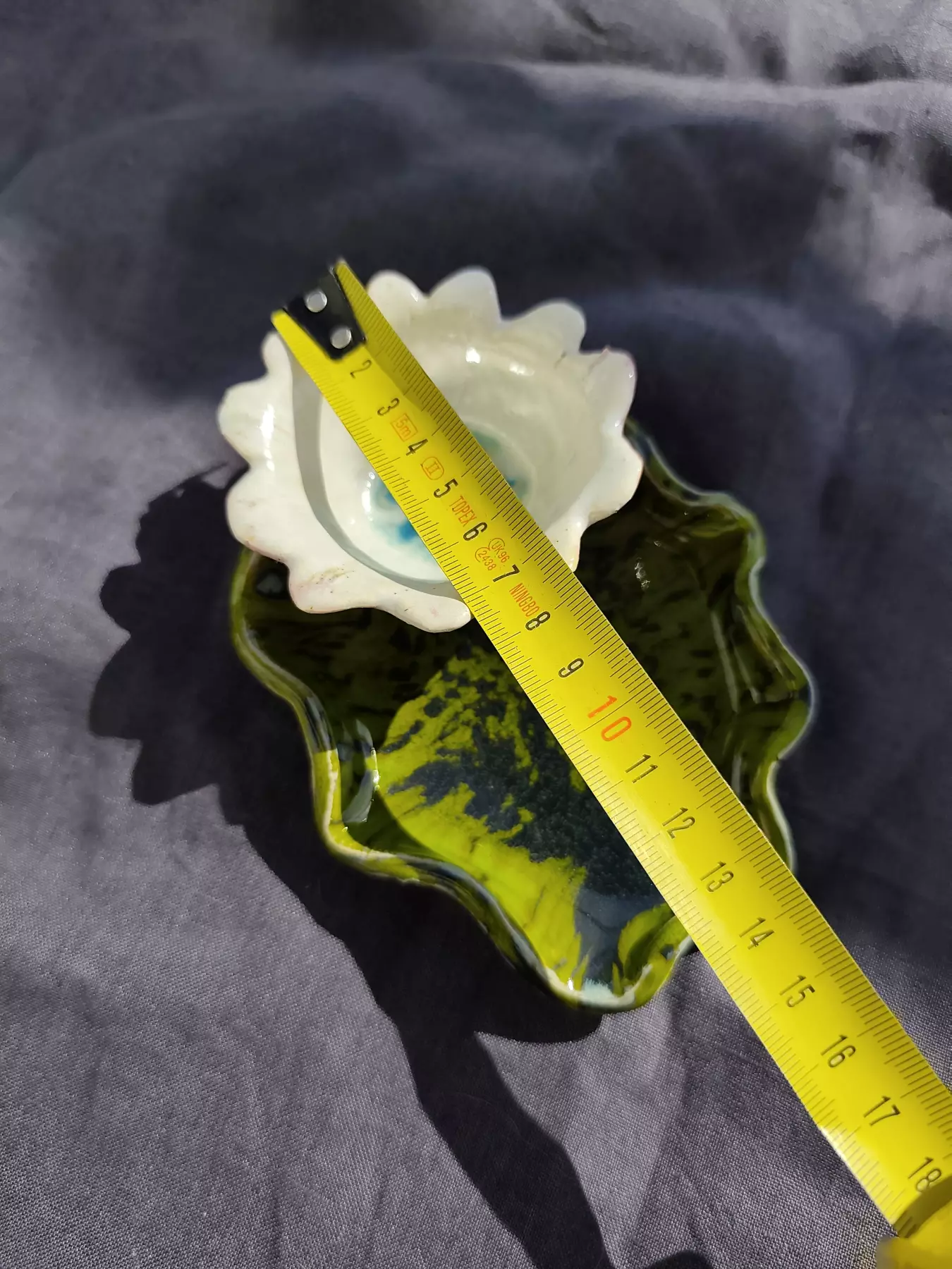 pojemniczek ceramiczny na świecę lub biżuterię