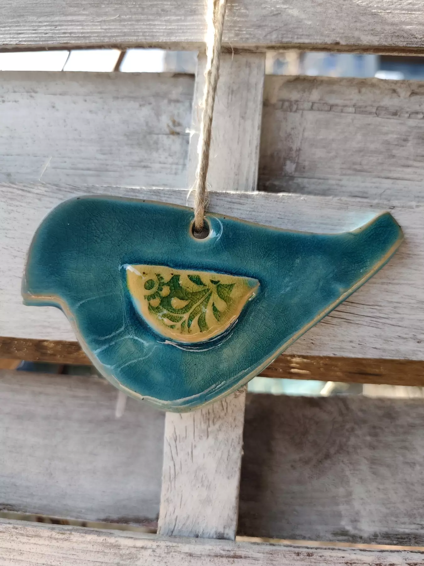 ptaszek ceramiczny zawieszka