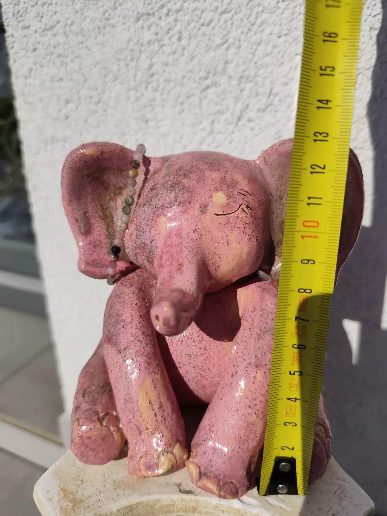 słoń ceramiczny figurka na biżuterię